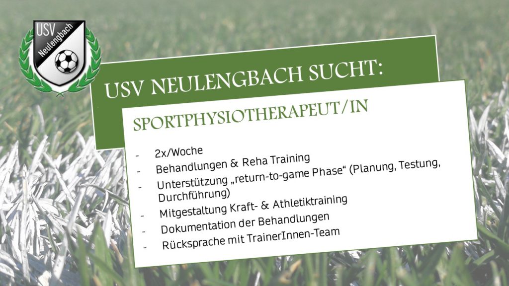 Physiotherapeut/in gesucht!